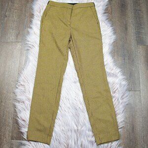Zara Yellow Houndstooth Pants Size XS